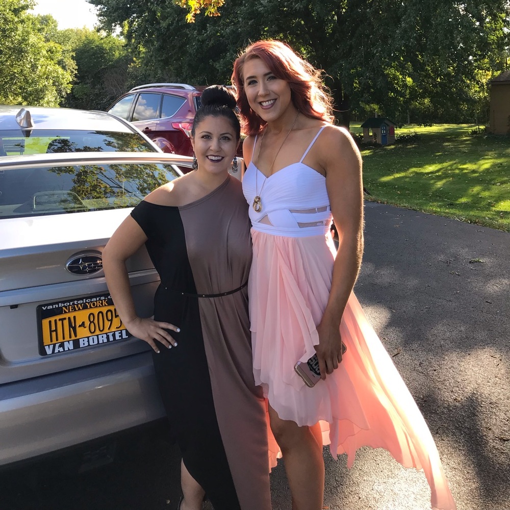 Off the shoulder dress!!